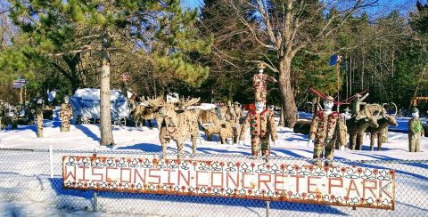 Comprised Of Over 200 Hand-Made Sculptures, Wisconsin's Concrete Park Is Unlike Any Other           