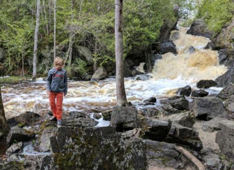 This Easy, Quarter-Mile Trail Leads To Long Slide Falls, One Of Wisconsin's Most Underrated Waterfalls