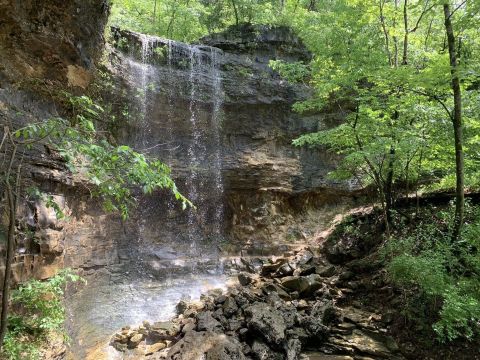 A Short But Beautiful Hike, Bluffs Trail Leads To A Little-Known Waterfall In Missouri