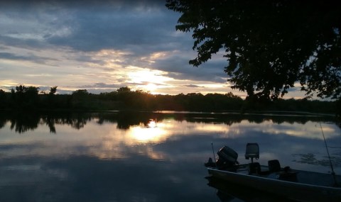 Relax With A Weekend Of Boating, Fishing, And Watching The Sunset At Wilson State Fishing Lake In Kansas