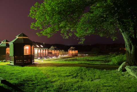 You Can Enjoy Farm Fresh Maine Meals In A Private Gazebo At The Well At Jordan Farm