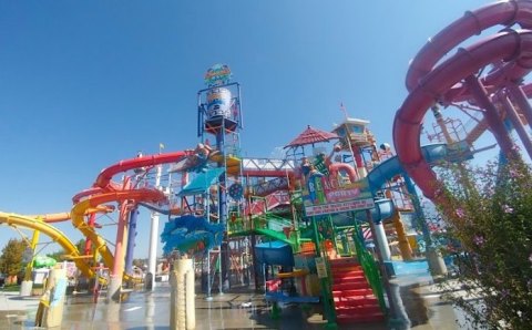 Dive Into Summer At The Now Open Cowabunga Bay, A Gigantic Water Park With Over 10 Slides To Try