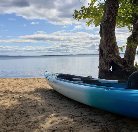 Rent A Kayak For The Day And Float On The Most Beautiful Lake In Maine