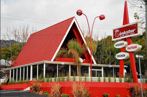 Take A Bite Out Of A Ginormous Burger The Size Of Your Head At The Oinkster In Southern California