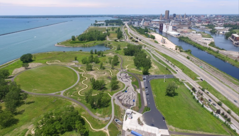 The Outer Harbor Lakeside Bike Park In Buffalo Truly Has It All