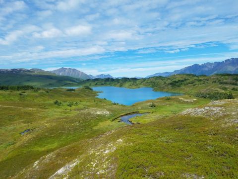 Take A Quick Dip In This Icy Alaskan Alpine Lake On The Lost Lake Trail