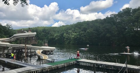 An Outdoor Water Playground In Maryland, Cascade Lake Will Be Your New Favorite Destination