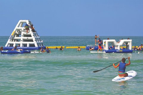 TradeWinds Island Resorts Has A Floating Waterpark In Florida That's Fun For The Whole Family