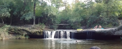 Swim Underneath A Waterfall At This Refreshing Swimming Hole In Mississippi