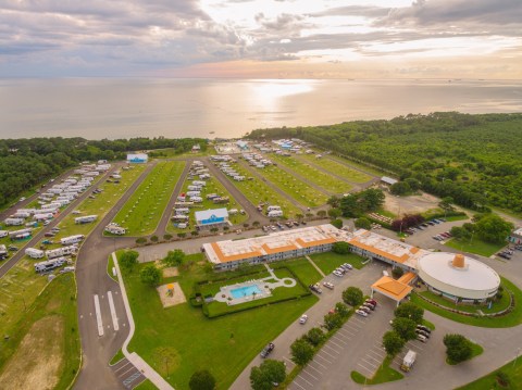 Sunset Beach Resort Is A Newly-Renovated Hotel In Virginia With Breathtaking Views Of A Private Beach