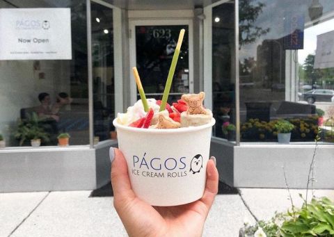 Rolled Ice Cream Is A Spectacular Sweet Treat You Need To Try At Págos Ice Cream In Michigan