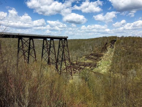 Follow The Challenging Kinzua Creek Trail That Leads To A Pennsylvania Landmark