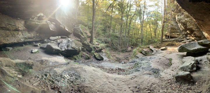 waterfall in Goreville, Illinois