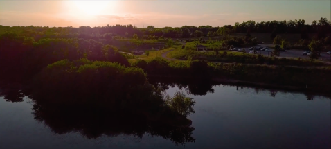 The Drone Footage Of Lake Renwick Preserve In Illinois Is Hauntingly Beautiful