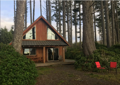 Practice Social Distancing In Style At This Secluded Oceanfront Cabin In Washington