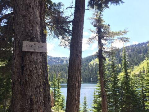 The Hiking Trail Hiding Along The Idaho-Montana Border That Takes You To A Crystal Clear Mountain Lake