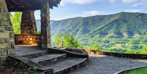 A Stone Gazebo Welcomes You To This Scenic Mountain Park In Kentucky