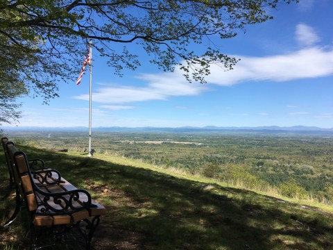 Off The Beaten Path In Grant Cottage State Historic Site, You'll Find A Breathtaking New York Overlook That Lets You See For Miles