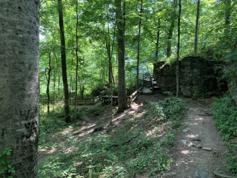 Take An Easy Out-And-Back Trail To Enter Another World At Clifty Falls In Indiana