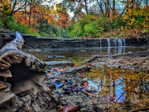 The Kansas Trail Featuring A Little Waterfall Named Angel Falls Is Exactly What We've Been Searching For