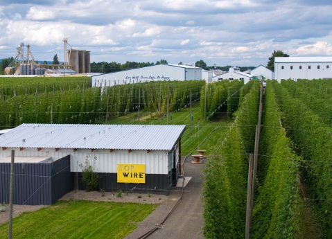 Sip Your Beer Right At The Source At TopWire Hop Project In Oregon