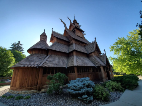 North Dakota's Stunning Gol Stave Church Is An Architectural Masterpiece