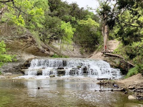 A Short But Beautiful Hike, Chalk Ridge Falls Park Trail Leads To A Little-Known Waterfall In Texas