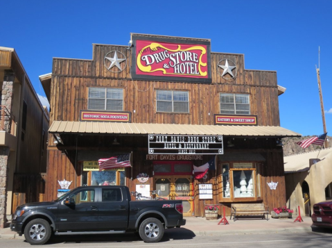 Nestled In The Mountains Of Texas, Fort Davis Drug Store Is An Old-Fashioned Restaurant And Soda Fountain