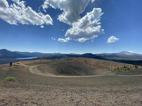 Hike Across A 700-Foot-Tall Cinder Cone Volcano In Northern California For Views That Are Out Of This World