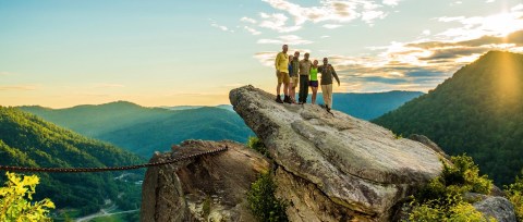 Hike To The Spot Where Legend Says That A Chain Protects The Town Of Pineville In Kentucky