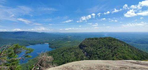 You'll Feel Like You're On Top Of The World When You Reach The End Of Table Rock Trail In South Carolina