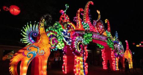 You Can Drive Or Walk Through The Mesmerizing Asian Lantern Festival In Ohio This Year