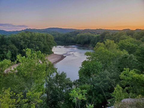 Pedal Your Way Along The Picturesque Sherman Beach Bluff View Trail In Missouri For Sensational Views