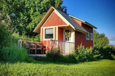 Escape To This Cozy, Tiny Home On A 28-Acre Historic Estate In Alaska