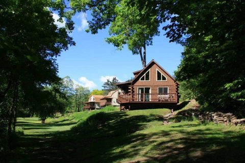 You'll Have A Front Row View Of Pennsylvania’s Pine Creek At These Cozy Cabins