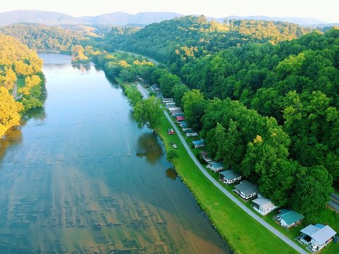 Camp On The Banks Of One Of The World's Oldest Rivers At The New River Campground In Virginia