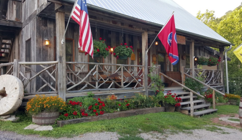 Feast On Great Southern Cooking With A Waterfall View At Amis Mill Eatery In East Tennessee