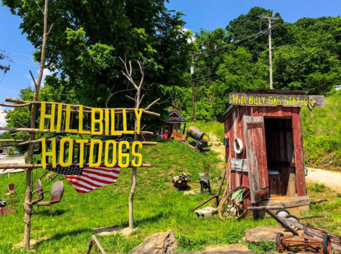 Order Some Of The Best Hot Dogs In West Virginia At Hillbilly Hot Dogs, A Ramshackle Hot Dog Stand