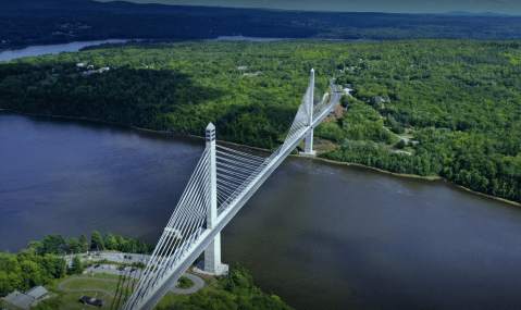 One Of The Highest Bridges In The Whole Country Is Right Here In Maine