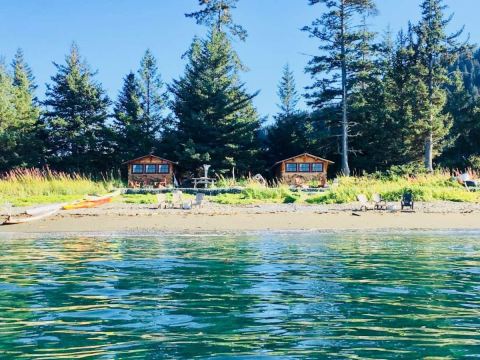 Spend The Night Between Two Beaches Right On Kachemak Bay In Alaska