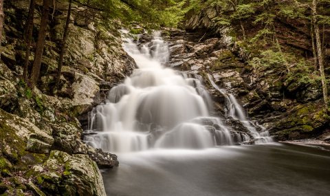 Wahconah Falls Trail Is A .9-Mile Hike In Massachusetts That Leads You To A Pristine Waterfall