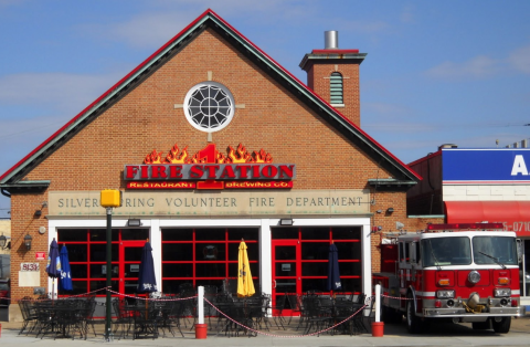 Dine In An Old Firehouse At The Fire Station 1 Restaurant & Bar In Maryland