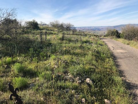 There's An Easy, 1.4-Mile Hike That Leads Straight Through A Spooky Arizona Cemetery