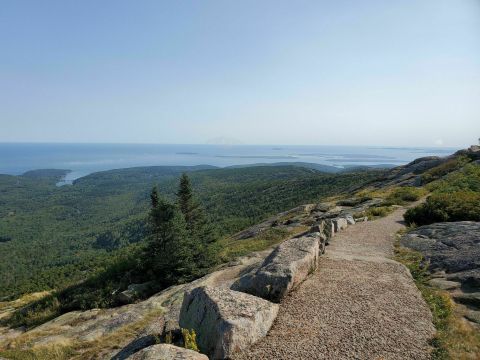 You'll Feel Like You're On Top Of The World When You Reach The End Of The Cadillac Summit Loop Trail In Maine