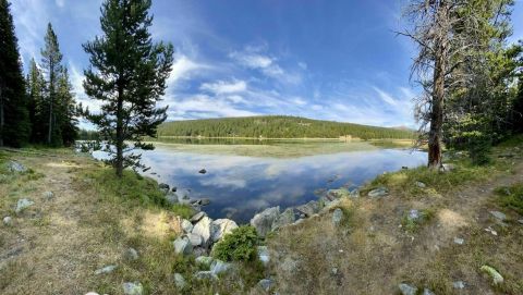 The Hike Along Wyoming's Lake Helen Trail Shows Off Summit Views, A Tumbling Cascade, And Stunning Alpine Lakes