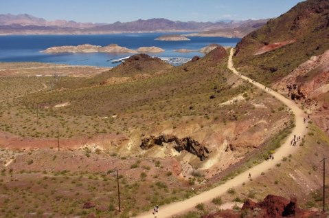 Follow An Old Railroad To A Deep Blue Lake On This Enchanting Arizona Trail