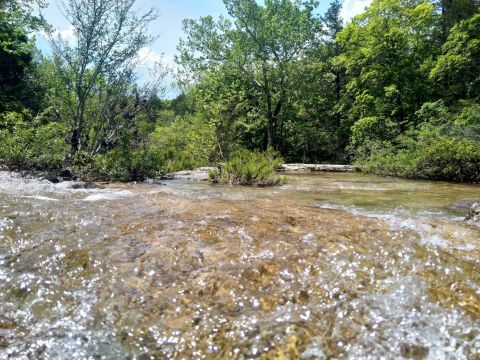 A Trail Full Of Water Views By Long Creek Will Lead You To A Waterfall Paradise In Missouri