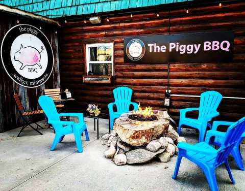 You'll Find Small-Town BBQ At Its Finest When You Visit The Piggy BBQ In Walker, Minnesota