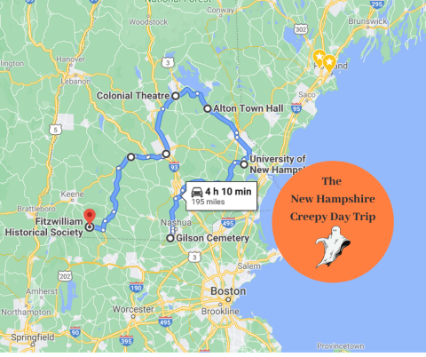 This Creepy Day Trip Through The Spookiest Places In New Hampshire Is Perfect For Fall