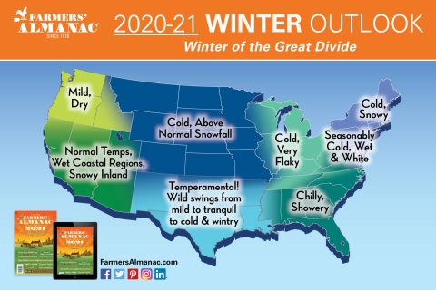 Washingtonians Should Expect A Mild Winter, According To The Farmers' Almanac